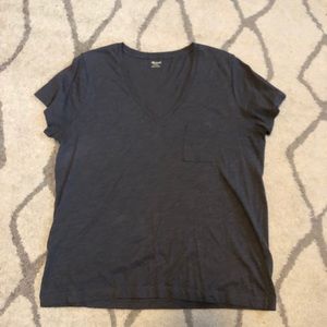 Madewell Whisper Tee Charcoal - XL